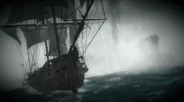 Beware devastating storms such as these. If you're not careful, water devils and rogue waves can devastate your ship and crew