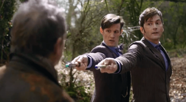 War Doctor: "Why are you pointing you screwdrivers like that? They're scientific instruments, not water pistols!"
