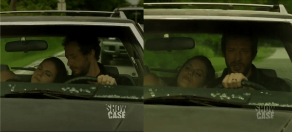 A mysterious car pops up out of nowhere behind Dyson and Bo, and disappears just as quickly - along with their memories of that train ride.