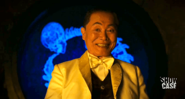 George Takei becomes the frightening yet charitable serpentine Fae Engelram.