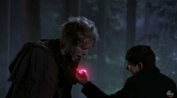 Pan (in Henry's body) rips out Felix's heart despite his pleas.