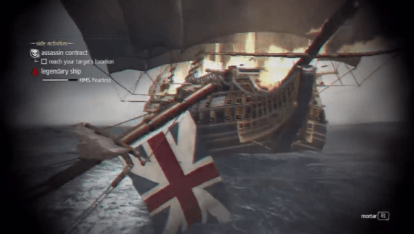 As one ship sinks, the other bursts into flames to avenge its fallen comrade.