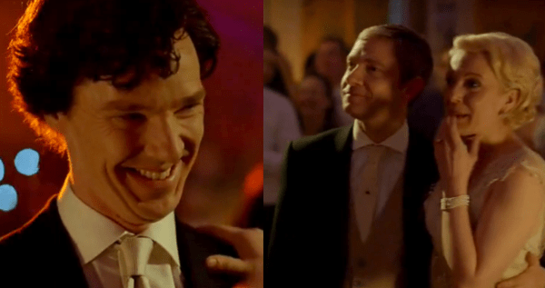 Sherlock gives John and Mary the shocking but joyous news. 