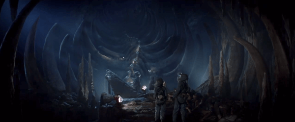 Wait, those aren't cave formations. Those are ribs. . . .