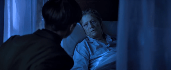 Oh . . . and just who are you sunshine? Could it be Norman Osborn? But he seems less spry than in the post credits of the first film.