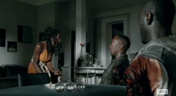 Through the dream of her past, we see just how much Michonne has lost and why she was so cold for so long.