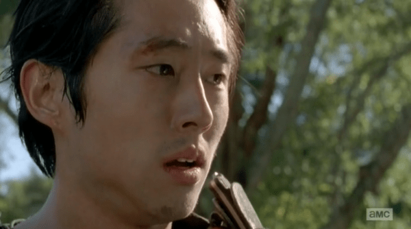 The episode ends with glen finding the signs about Terminus and deciding to head there