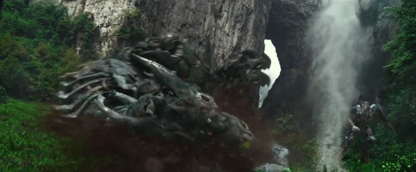 Did Optimus Prime just bitch-slap Grimlock into submission? 