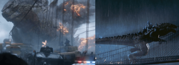 2014 vs 1998 Godzilla