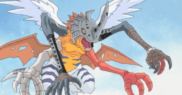 Sure, because gene-splicing never results in an uncontrollable monstrosity … - Kimeramon from Digimon Adventures