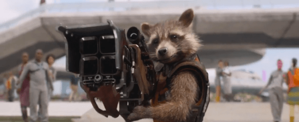 "Oh what the hell, I don't got that long of a lifespan anyway" - Rocket