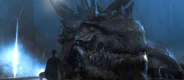 The look between man and beast is usually inspiring or destructive . . . this just looks drunk.