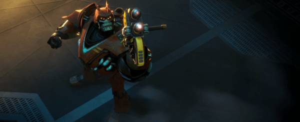 That robot! That weapon. I can't help but feel I've seen them both before.