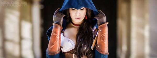 Sometimes the only thing more amazing than Comic Con itself is the amazingly talented cast of cosplayers in attendance. Here's Angelica Danger Dawn as a female Arno from Assassins Creed: Unity. Photo by Mike Rollerson