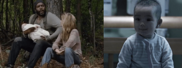 Tyreese: "I don't know Lizzie. Go play with the baby in the next panel. I have a feeling she's going to grow up really fast into a crazy brat"