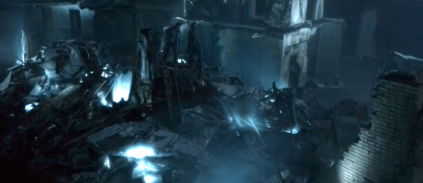 The Moon Falling Skies