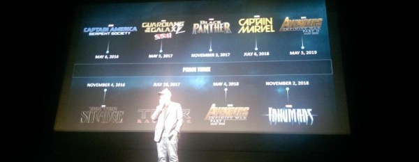 Prior to the unveiling of Civil War, Captain America appeared as 'Serpent Society' as a placeholder.