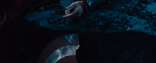Captain America Shield shattered