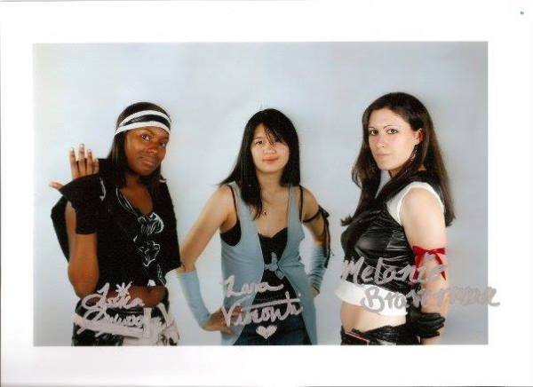 Jessica (far left) has since moved away to Japan; but the group will never forget where it all started, with this Final Fantasy Cosplay from Anime Next 2008