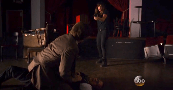 Skye stops Calvin from killing Coulson