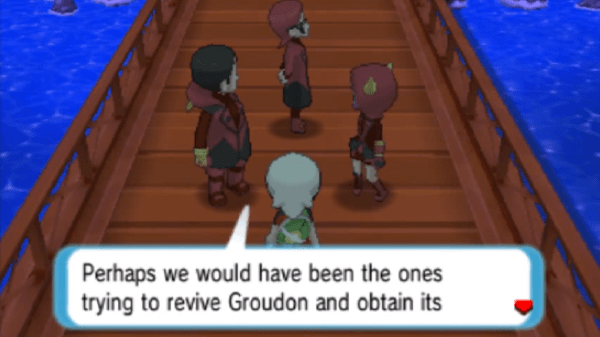 I hate to break it to you Maxie; but you kinda did! - Pokemon Alpha Sapphire Battle Resort screenshot