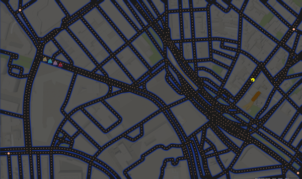Google Map PacMan