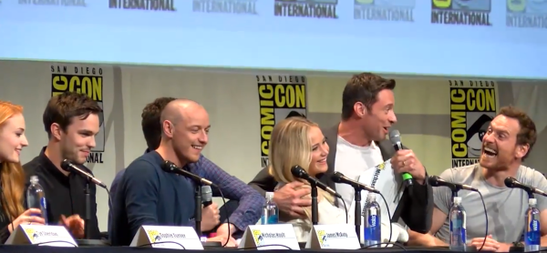 SDCC Xmen Hugh Jackman Jennifer Lawrence
