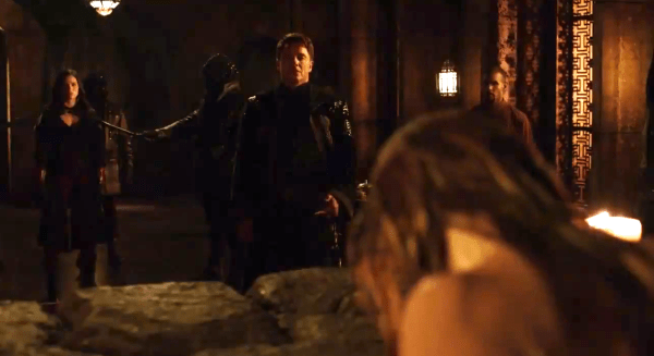 This appears to take place after the Nyssa & Malcom duel, so who was fighting to revive Sarah despite the Pit's changing nature and who was fighting to prevent it.