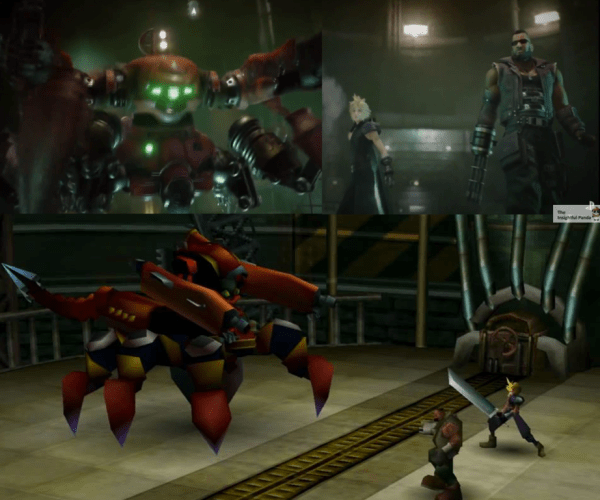 Final Fantasy 7 Remake Gameplay Comparison