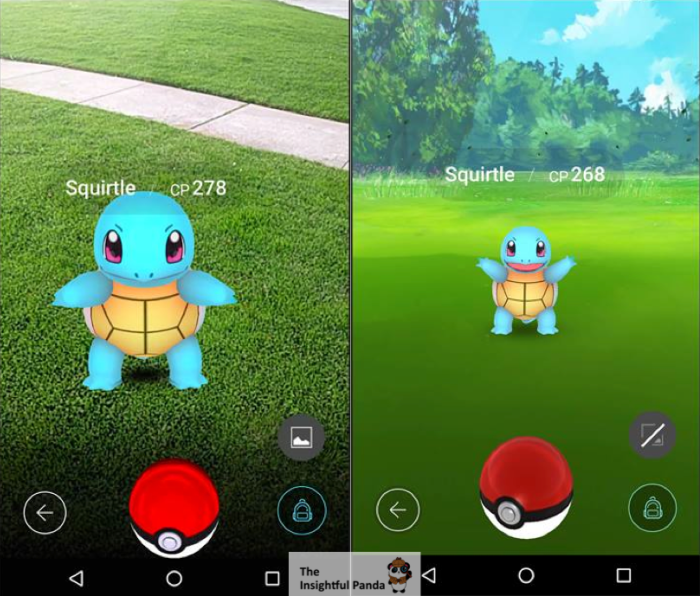 Pokemon Go Capture Pokemon Real World Virtual