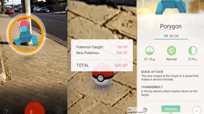 Pokemon Go Screenshots