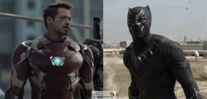 Captain America Civil War Ironman vs Black Panther
